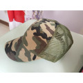 6 панельная шляпа Camo Trucker с логотипом вышивки